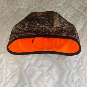Huntsworth Reversible Camo and Orange Hat